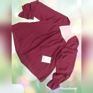 Lini beautiful blouse top women L $198